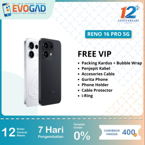 OPPO Reno 16 Pro 5G 12/256GB Garansi Resmi Oppo 1 Tahun