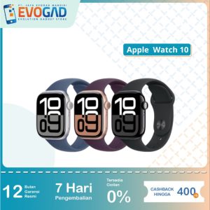 Apple Watch Series 10 with Sport Band 42mm & 46mm | Garansi Resmi