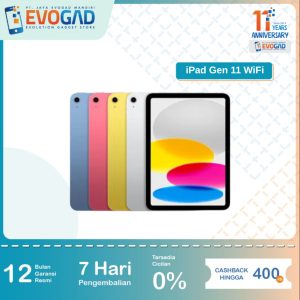 iPad Gen 11 (A16) WiFi 128GB & 256GB | Garansi Resmi 1 Tahun