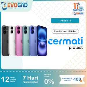 iPhone 16 128GB | Garansi Resmi 2 Tahun Extra Warranty