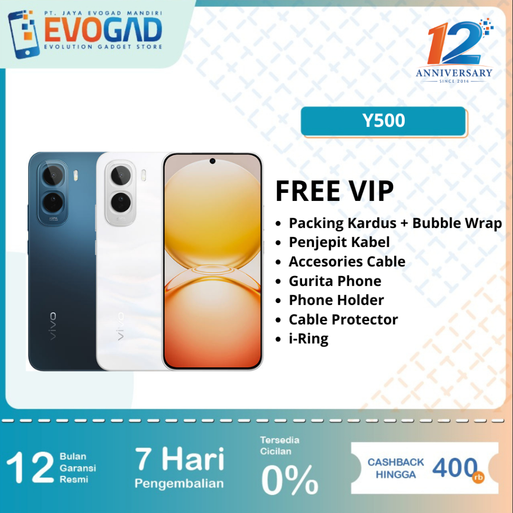 Vivo Y500 6/128GB & 6/256GB Garansi Resmi Vivo 1 Tahun - Image 2