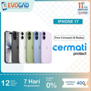 iPhone 17 256GB Garansi Resmi 2 Tahun Extra Warranty