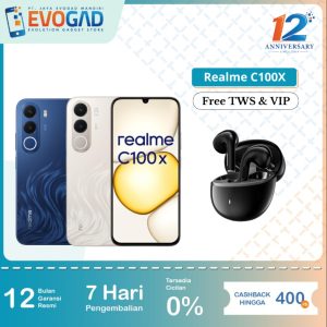 Realme C100x 6/128GB & 6/256GB Garansi Resmi Realme Indonesia 1 Tahun