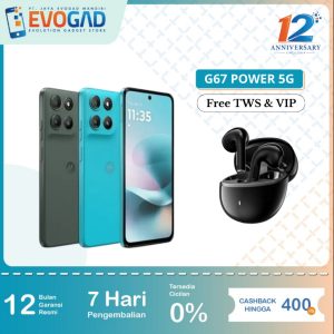 Motorola G67 Power 5G 8/256GB Garansi Resmi Motorola Indonesia 1 Tahun