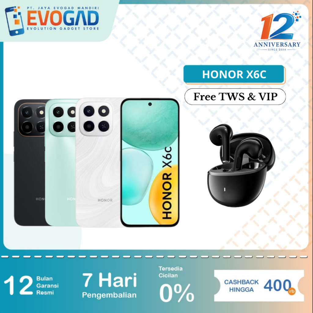Honor X6C 6/256GB Garansi Resmi Honor Indonesia 1 Tahun - Image 2