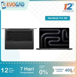 MacBook Pro M5 14-inch 16/512GB & 24GB/1TB & 24GB/2TB  | Garansi Resmi 1 Tahun