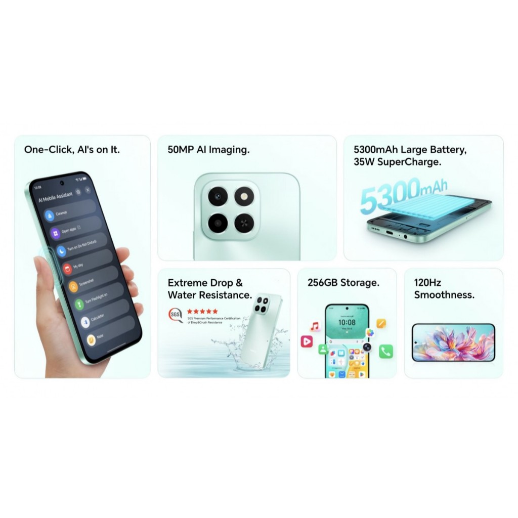 Honor X6C 6/256GB Garansi Resmi Honor Indonesia 1 Tahun - Image 8