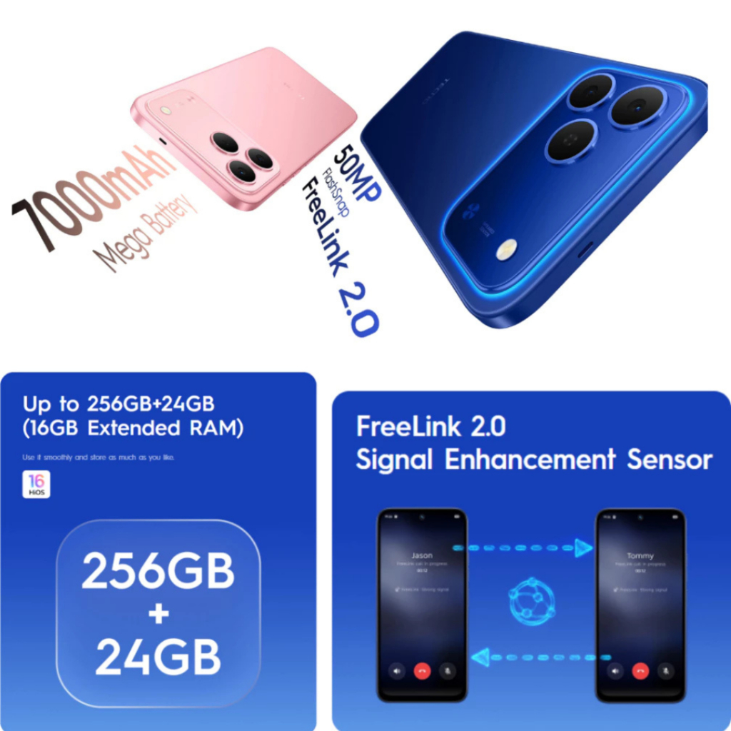 Tecno Spark 50 4/128GB, 6/128GB & 8/128GB Garansi Resmi Tecno 1 Tahun - Image 3